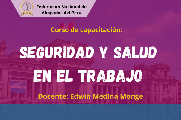 Curso: Seguridad y Salud en el Trabajo